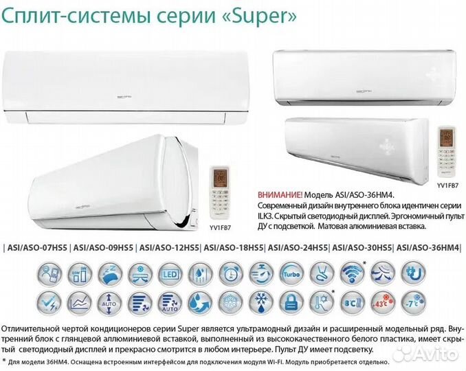 Сплит-система Aeronik ASI-07HS5/ASO-07HS5