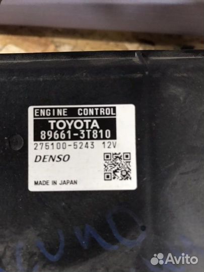 Эбу двигателя Toyota Camry ACV 40 2AZ-FE 2008