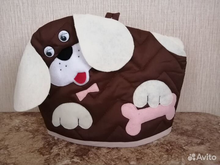 Грелка на чайник Собака (новая/ручная работа)