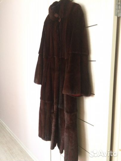 Греческая шуба винного цвета