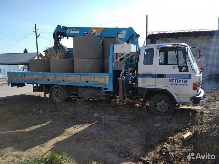 Установка септиков из бетонных колец под ключ