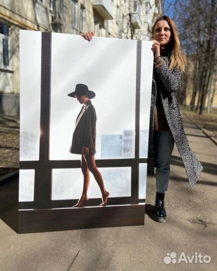 Портрет по фото на холсте, Печать на холсте