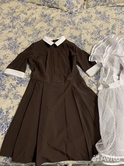 Школьное платье и фартук
