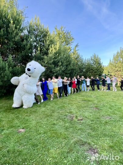 Поздравление от белого Мишки