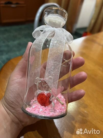 Ночник Мишка с сердцем