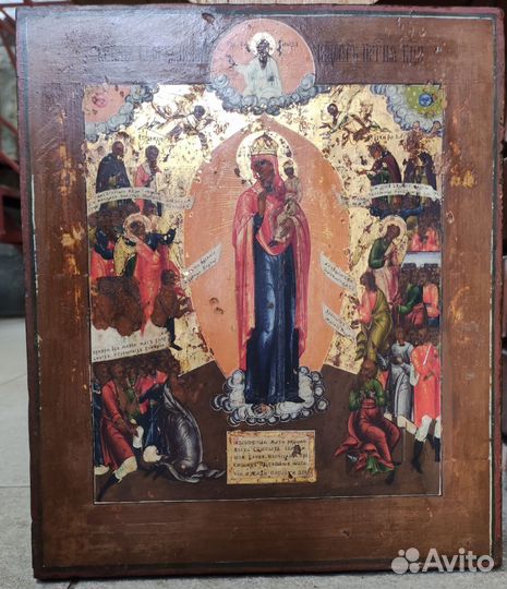 Старинная икона 19 век