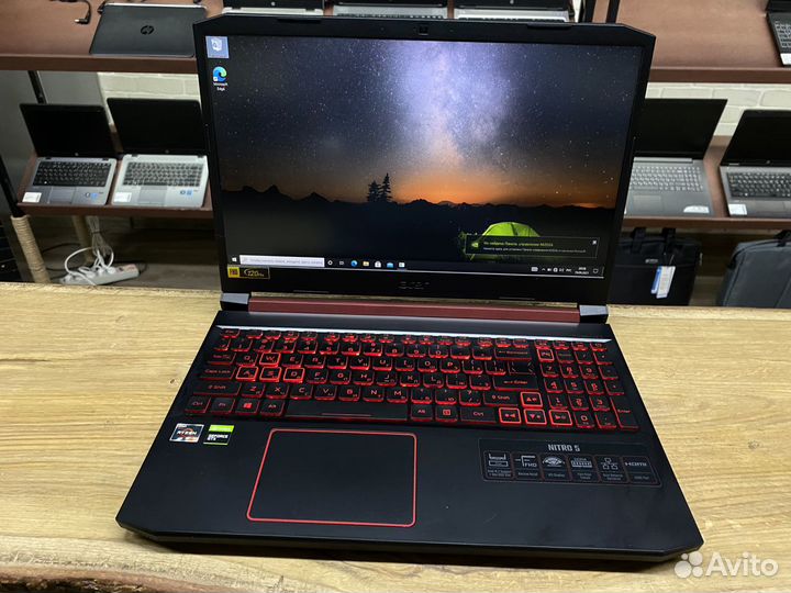 Игровой ноутбук Acer nitro 5 an515-43-r1dg