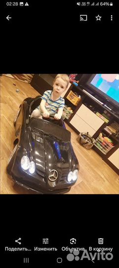 Детский электромобиль бу