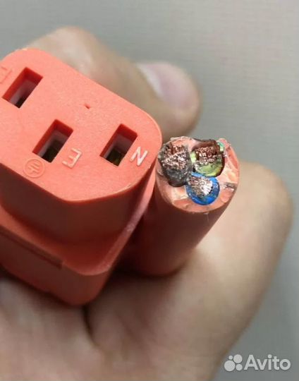 8 шт. Кабель C13 для асика, 3*2.5мм² сечение, 4.5к