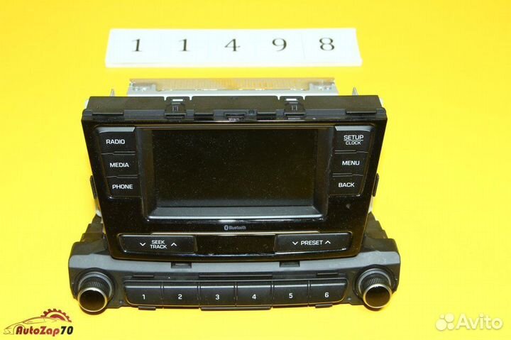 Магнитола Hyundai Solaris HCR G4FG 2017