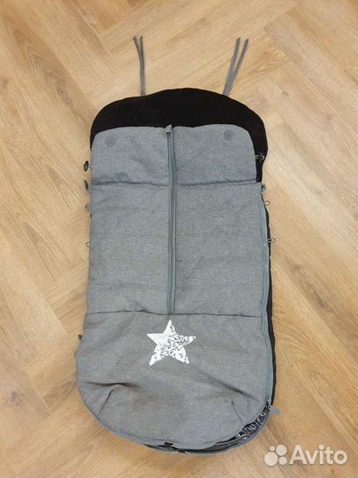 Зимний конверт в коляску до 3 лет