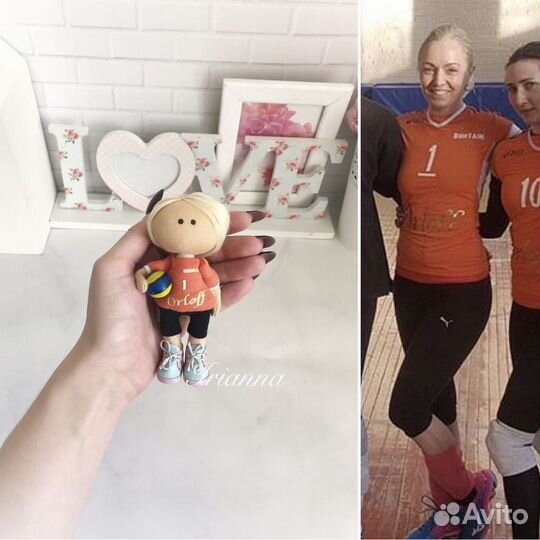 Портретная кукла ручной работы