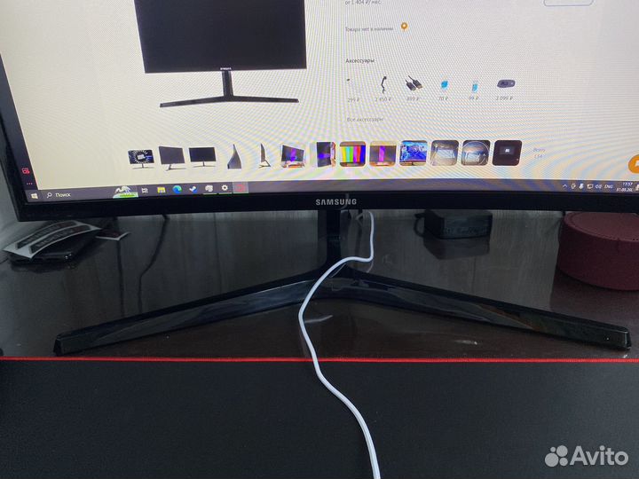 Монитор samsung 23.5 дюйма 144 Гц, изогнутый