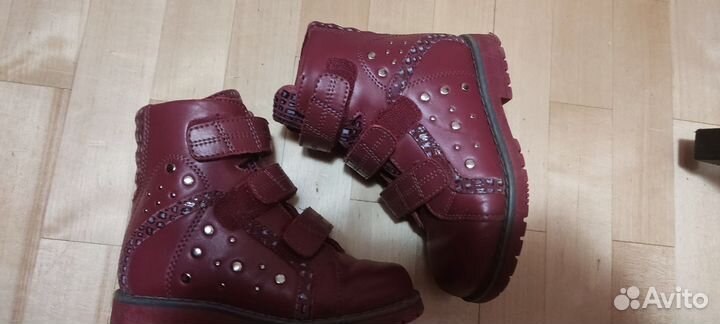 Ботинки демисезонные для девочки 26 размер