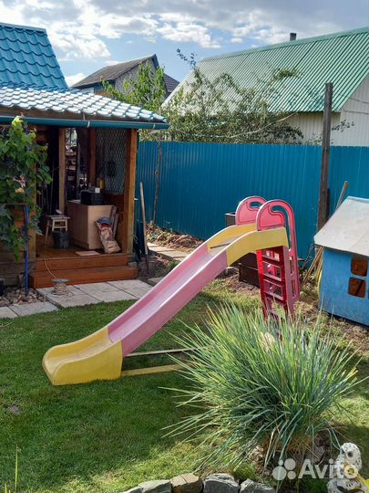 Детская горка пластиковая уличная бу