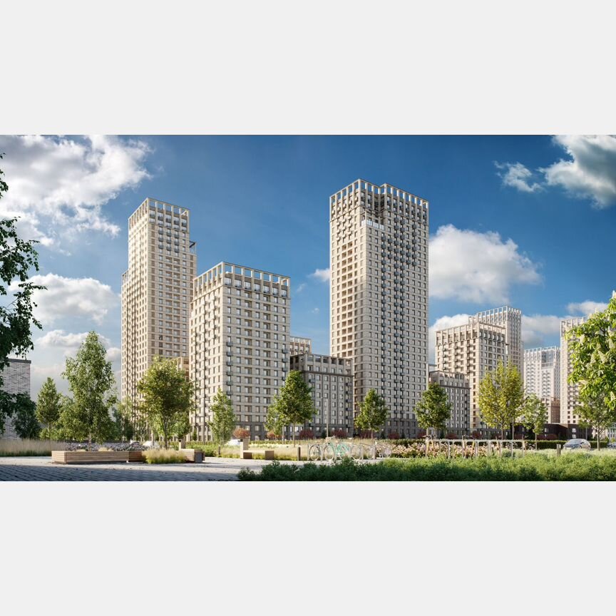 3-к. квартира, 99,8 м², 2/24 эт.