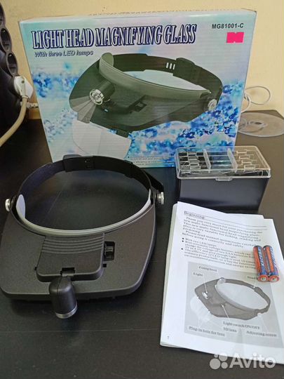 Бинокулярные очки Light Head Magnifying Glass C
