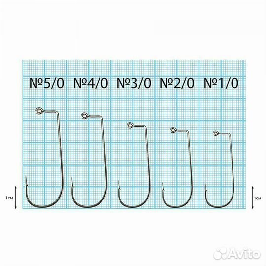 Крючок Dunaev Jig 302 # 4/0 (упак. 5 шт)