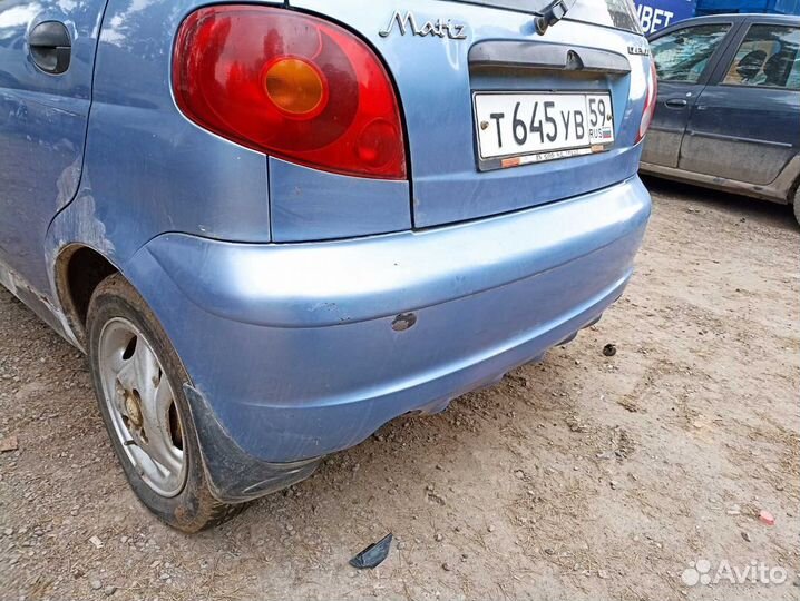 Бампер задний дэу матиз