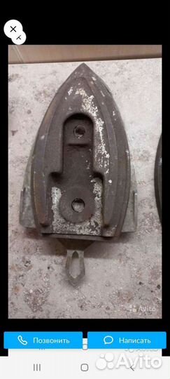 Утюг антикварный