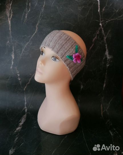 Вязаная повязка на голову