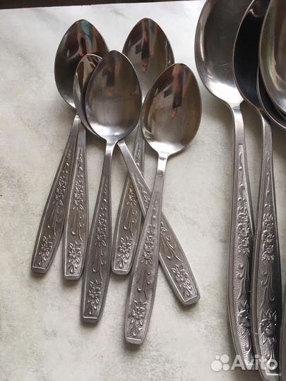 Ложки вилки нержавейка СССР
