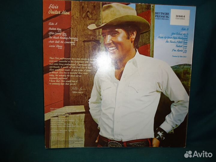 Виниловые пластинки Elvis Presley LP старый винил