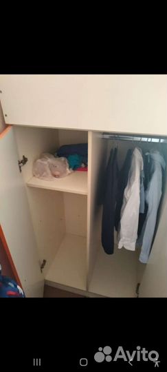 Двухъярусная кровать со шкафом и столом