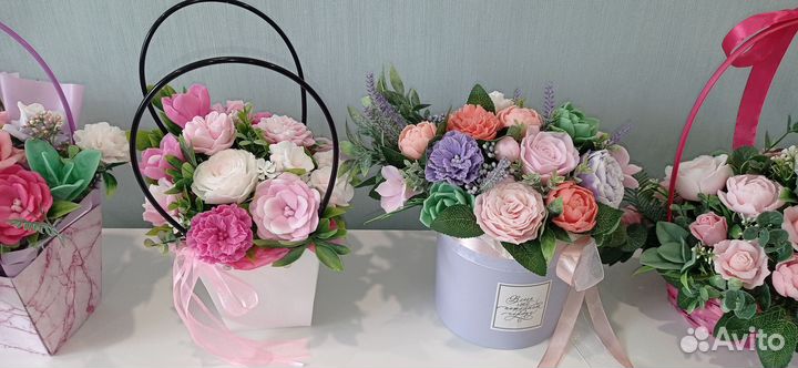 Букет из мыла