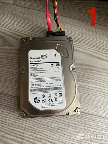 HDD диск 1 TB для компьютера купить в Чехове | Электроника | Авито
