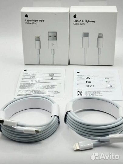 Кабель iPhone usв-С/Lightning Саblе, USB-C 1m и 2m