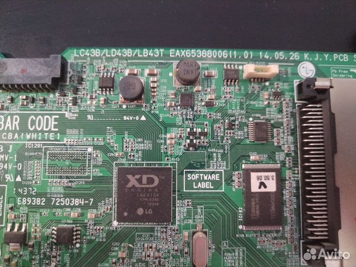 Main плата EAX65388006 (1.0) от LG 32LB552U