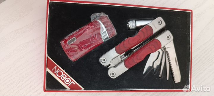 Набор Jobon мультитул, турбозажигалка