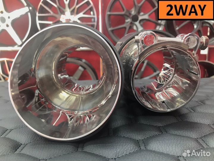 Насадка на глушитель Akrapovic style с карбоном 63