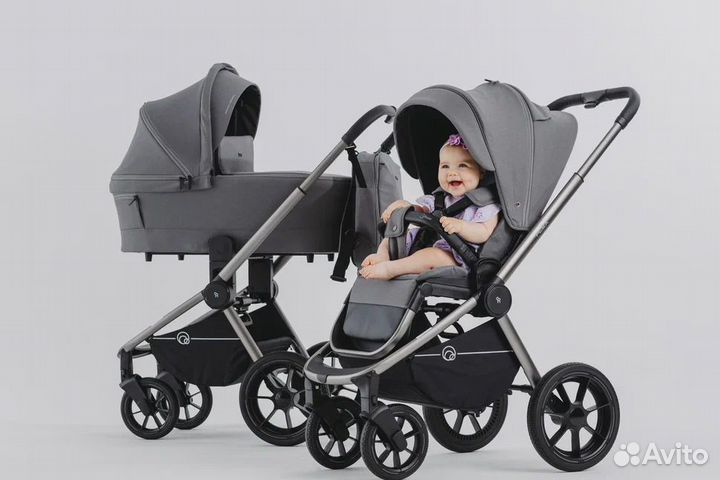 Коляска 2 В 1 rant flex PRO grey