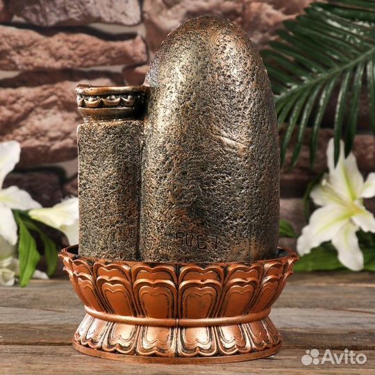 Фонтан настольный от сети, подсветка 'Хотей в арке