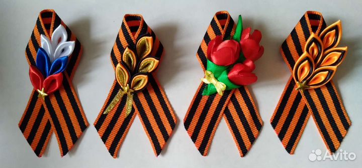 Георгиевская лента брошь