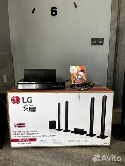 Домашний кинотеатр lg 1000Вт