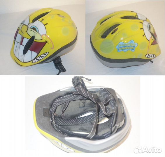 Велошлем KED детский spongebob 52-58