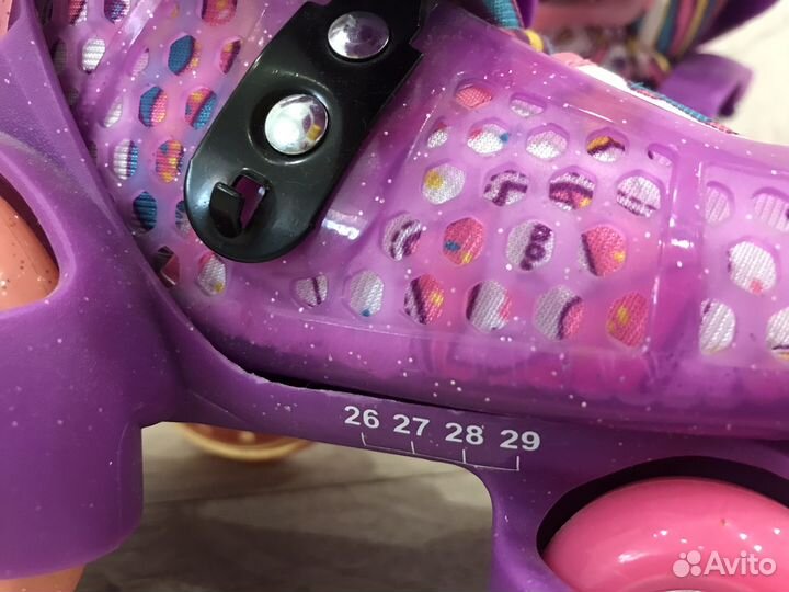 Роликовые коньки детские с защитой
