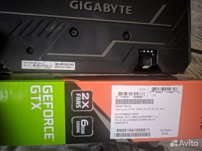Gigabyte gtx 1660 super 6 gb gddr6