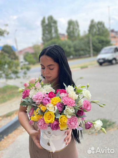 Цветы в коробке