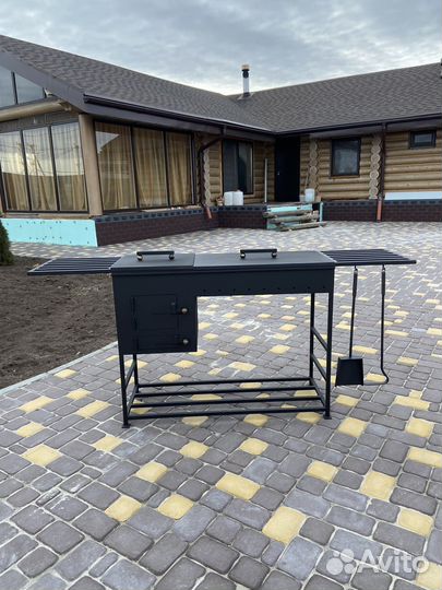 Мангалы в стиле лофт, мангал кованый, казан