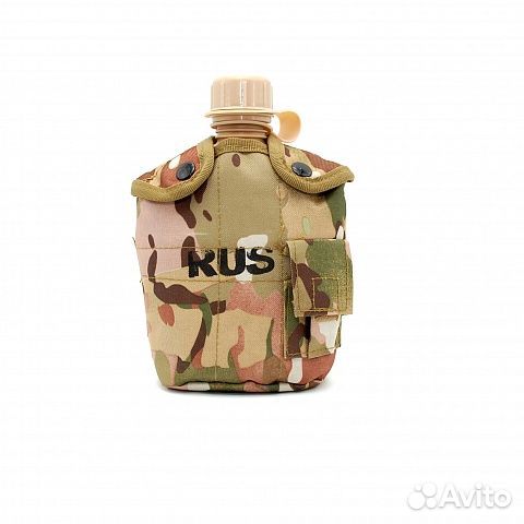 Фляга тактическая с котелком