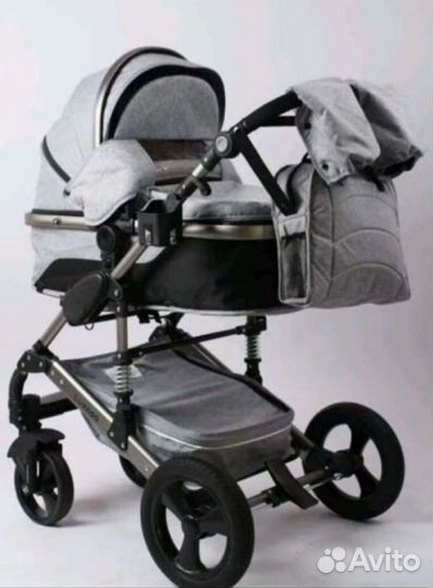 Коляска luxmom 2 в 1 + Автолюлька