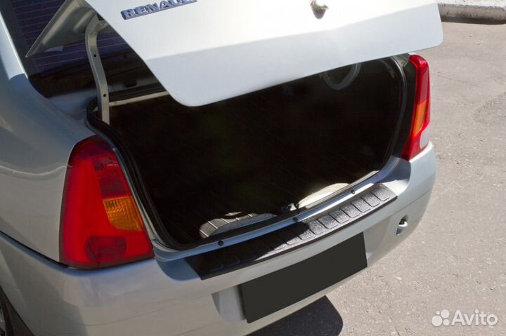 Накладка на бампер Renault Logan 1 (04-10) RA