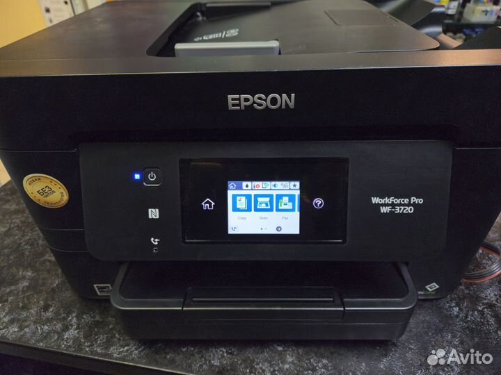 Мфу Epson WF-3720 WI-FI, Сетевой