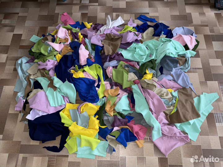 Лоскут обрезки ткани (2 пакета)