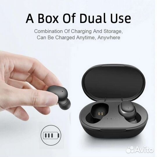 Bluetooth гарнитура с микрофоном и зарядным устрой