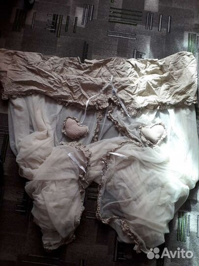 Бортики в кроватку и балдахин